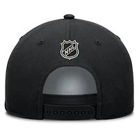 Men's Fanatics Black Boston Bruins Authentic Pro Rink Roper A-Frame Adjustable Hat