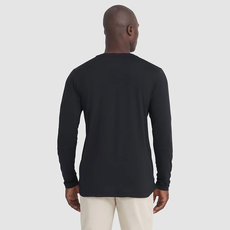 Men's Fanatics Black Boston Bruins Authentic Pro Rink Tech Long Sleeve T-Shirt