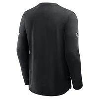 Men's Fanatics Black Boston Bruins Authentic Pro Rink Tech Long Sleeve T-Shirt