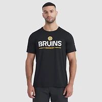 Men's Fanatics Black Boston Bruins Authentic Pro Rink Tech T-Shirt