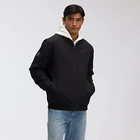 Men's Fanatics Black Boston Bruins Authentic Pro Road Lightweight Full-Zip Bomber Jacket