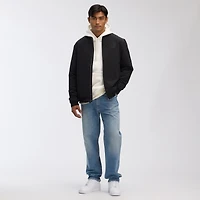 Men's Fanatics Black Boston Bruins Authentic Pro Road Lightweight Full-Zip Bomber Jacket