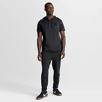 Sweat à capuche manches courtes Fanatics noir authentique des Bruins de Boston pour homme