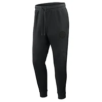 Pantalon de jogging Fanatics noir authentique Pro Road Tri-Blend des Bruins Boston pour hommes