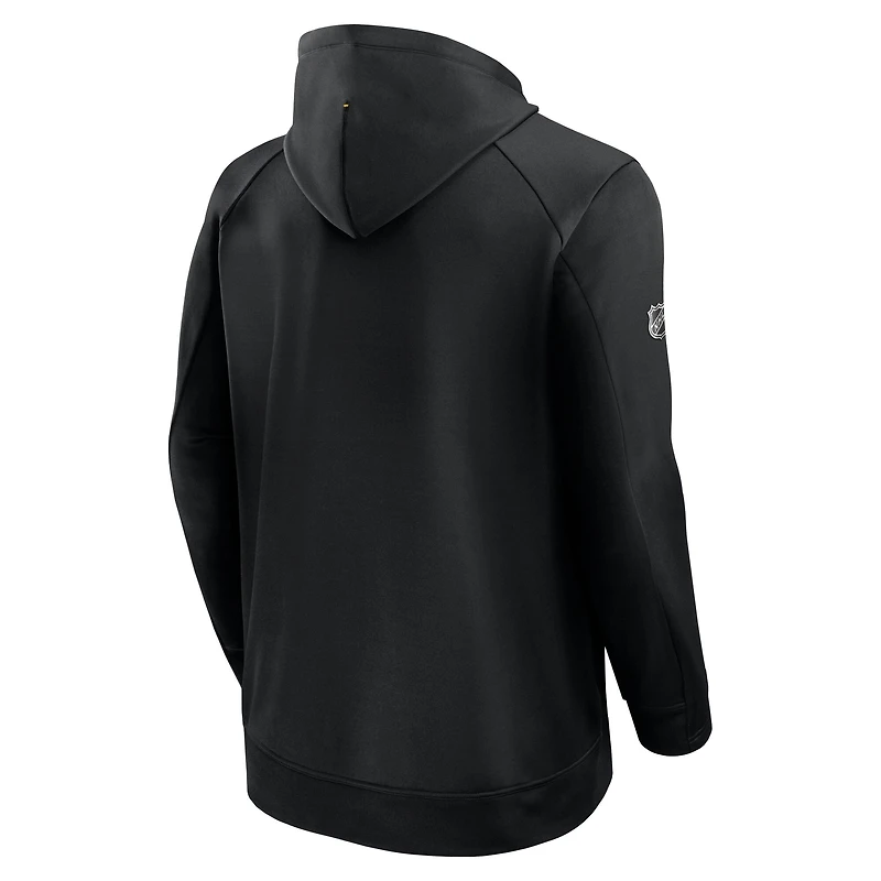 Men's Fanatics Black Boston Bruins Big & Tall Authentic Pro Pullover Hoodie