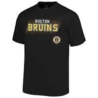 Men's Fanatics Black Boston Bruins Big & Tall Wordmark T-Shirt