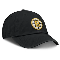 Casquette ajustable Fanatics pour homme, collection Decades des Bruins de Boston, noire