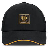 Men's Fanatics Black Boston Bruins Driver Adjustable Hat