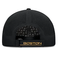 Men's Fanatics Black Boston Bruins Driver Adjustable Hat