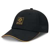 Men's Fanatics Black Boston Bruins Driver Adjustable Hat