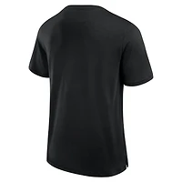 T-shirt Pima surélevé noir pour hommes des Bruins de Boston Fanatics