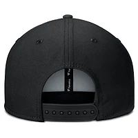 Men's Fanatics Black Boston Bruins Fundamental Gino Stack Snapback Hat