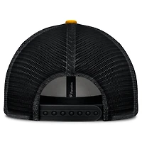 Casquette ajustable à usage unique Fundamental Trucker noire des Bruins de Boston Fanatics pour hommes