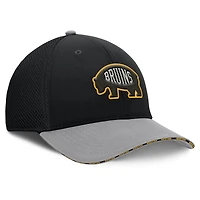 Casquette Fanatics noire pour homme Boston Bruins Fundamentals Span Flex