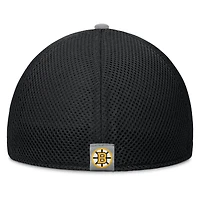 Casquette Fanatics noire pour homme Boston Bruins Fundamentals Span Flex