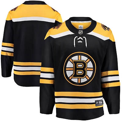Men's Fanatics Black Boston Bruins Home  Breakaway Jersey