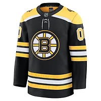 Men's Fanatics Black Boston Bruins Home Premium Custom Jersey