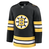 Maillot domicile premium noir Fanatics pour homme des Bruins de Boston