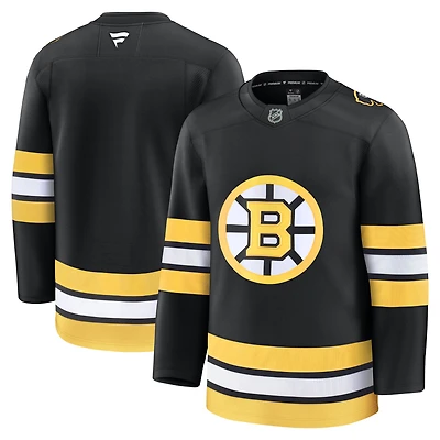 Men's Fanatics  Black Boston Bruins Home Premium Jersey