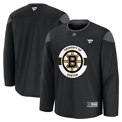 Men's Fanatics Black Boston Bruins Practice Jersey