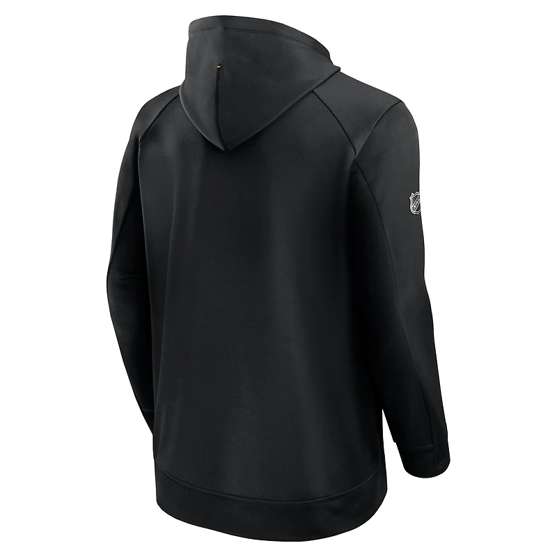 Men's Fanatics Black Boston Bruins Pro Rink Fleece Pullover Hoodie