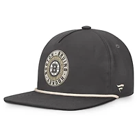 Casquette ajustable Fanatics pour homme Boston Bruins Closer en charbon