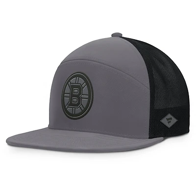 Casquette ajustable Fairweather Boston Bruins pour hommes Fanatics Anthracite