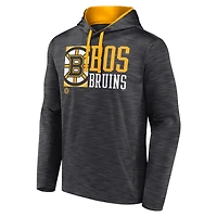 Sweat à capuche Fanatics Charcoal Boston Bruins Never Quit pour hommes