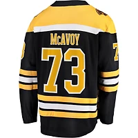 Fanatiques pour hommes de marque Charlie McAvoy Black Boston Bruins Breakaway - Maillot joueur