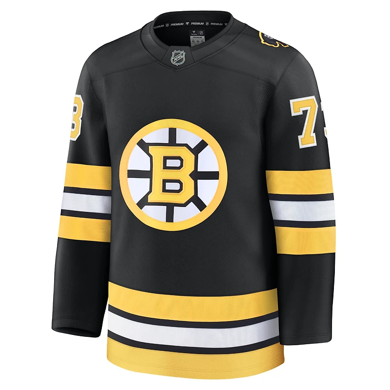 Maillot domicile premium Charlie McAvoy noir des Bruins de Boston pour homme (Fanatics)