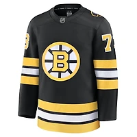 Men's Fanatics Charlie McAvoy Black Boston Bruins Home Premium Player Jersey