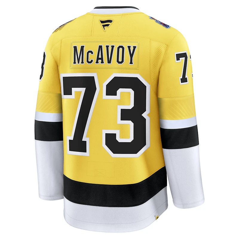 Men's Fanatics Charlie McAvoy Gold Boston Bruins 2026 NHL Stadium Series Premium Jersey
