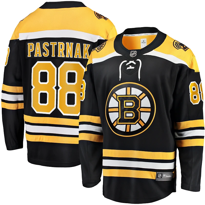 Fanatiques masculins de marque David Pastrnak Noir Boston Bruins Home Premier Breakaway Player - Maillot