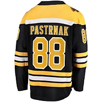 Men's Fanatics David Pastrnak Black Boston Bruins Home Premier Breakaway Player - Jersey