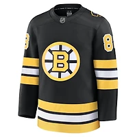 Men's Fanatics David Pastrnak Black Boston Bruins Home Premium Player Jersey