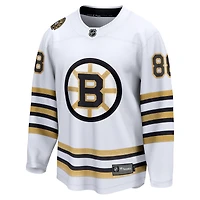 Fanatics pour hommes David Pastrnak Blanc Boston Bruins 100e anniversaire Premier Breakaway Player Maillot