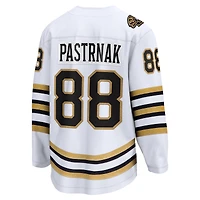 Men's Fanatics David Pastrnak White Boston Bruins 100th Anniversary Breakaway Jersey