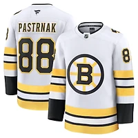 Men's Fanatics David Pastrnak White Boston Bruins Away Premium Player Jersey