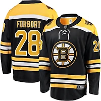 Men's Fanatics Derek Forbort Black Boston Bruins Home Breakaway Player Jersey