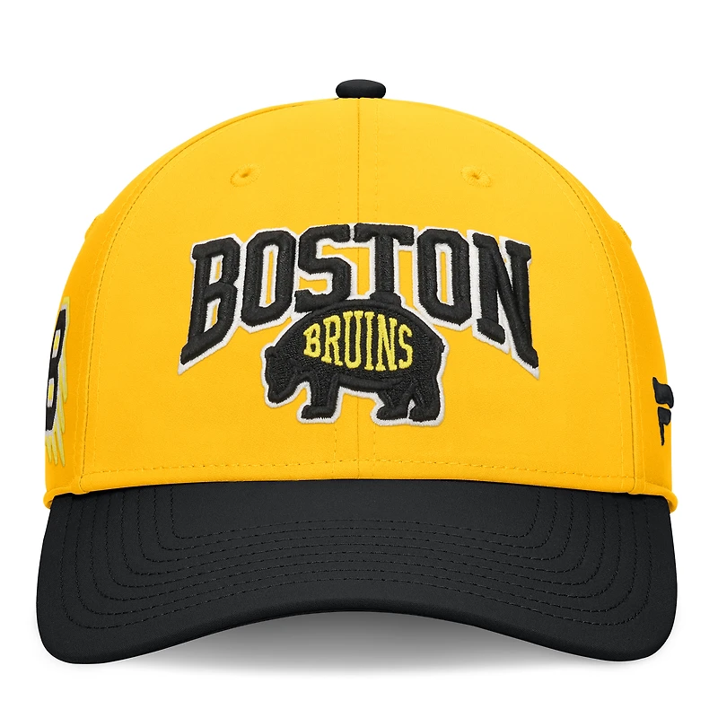 Men's Fanatics  Gold/Black Boston Bruins 2026 NHL Stadium Series Authentic Pro Quick Release Adjustable Hat