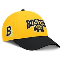 Men's Fanatics  Gold/Black Boston Bruins 2026 NHL Stadium Series Authentic Pro Quick Release Adjustable Hat