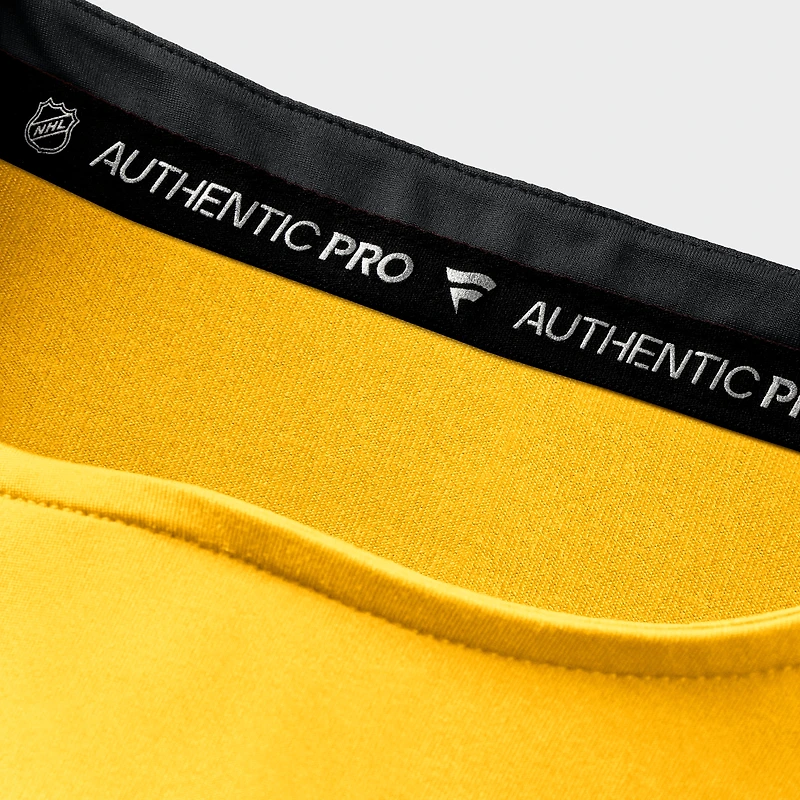 Men's Fanatics Gold Boston Bruins 2026 NHL Stadium Series Authentic Pro Tech T-Shirt