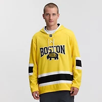 Sweat à capuche lacets Fanatics Gold Boston Bruins 2026 NHL Stadium Series pour homme