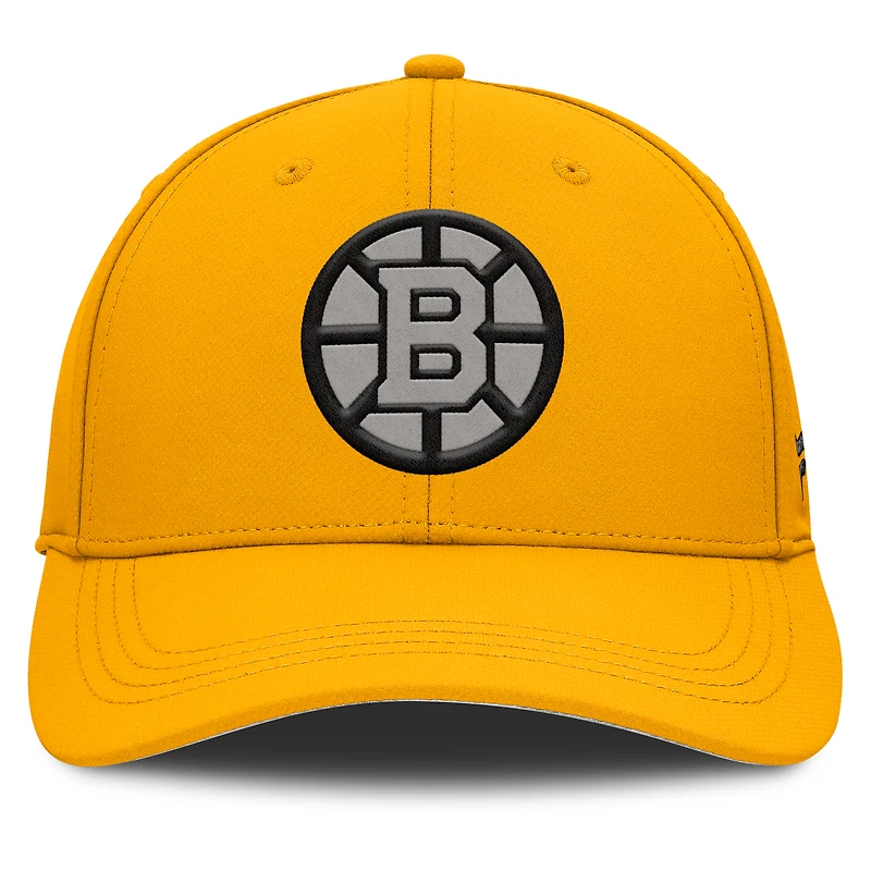 Casquette ajustable Fanatics Gold Hommage pour homme aux Bruins de Boston