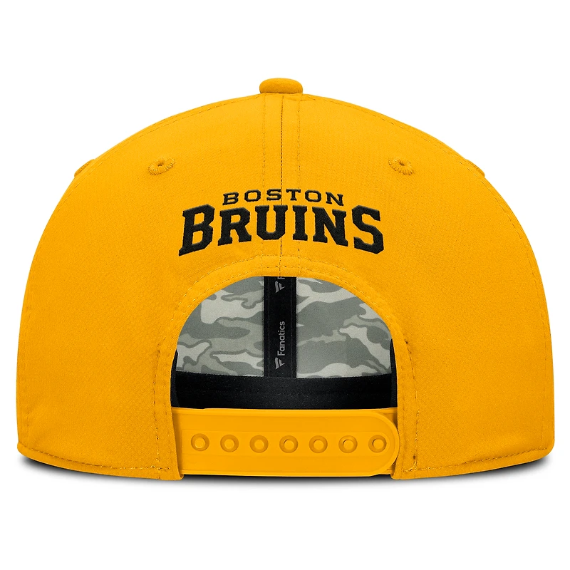 Men's Fanatics Gold Boston Bruins Homage Adjustable Hat