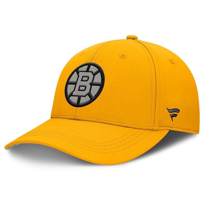 Men's Fanatics Gold Boston Bruins Homage Adjustable Hat