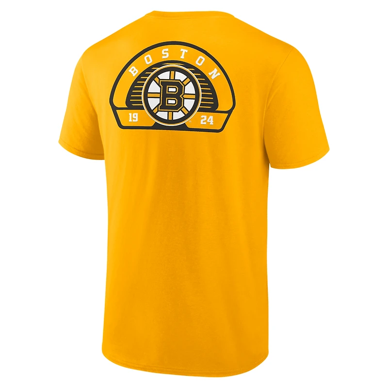 T-shirt Fanatics Gold Valor pour hommes des Bruins de Boston