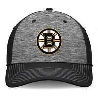 Men's Fanatics Gray/Black Boston Bruins Fundamental Top Shelf 2-Tone Flex Hat