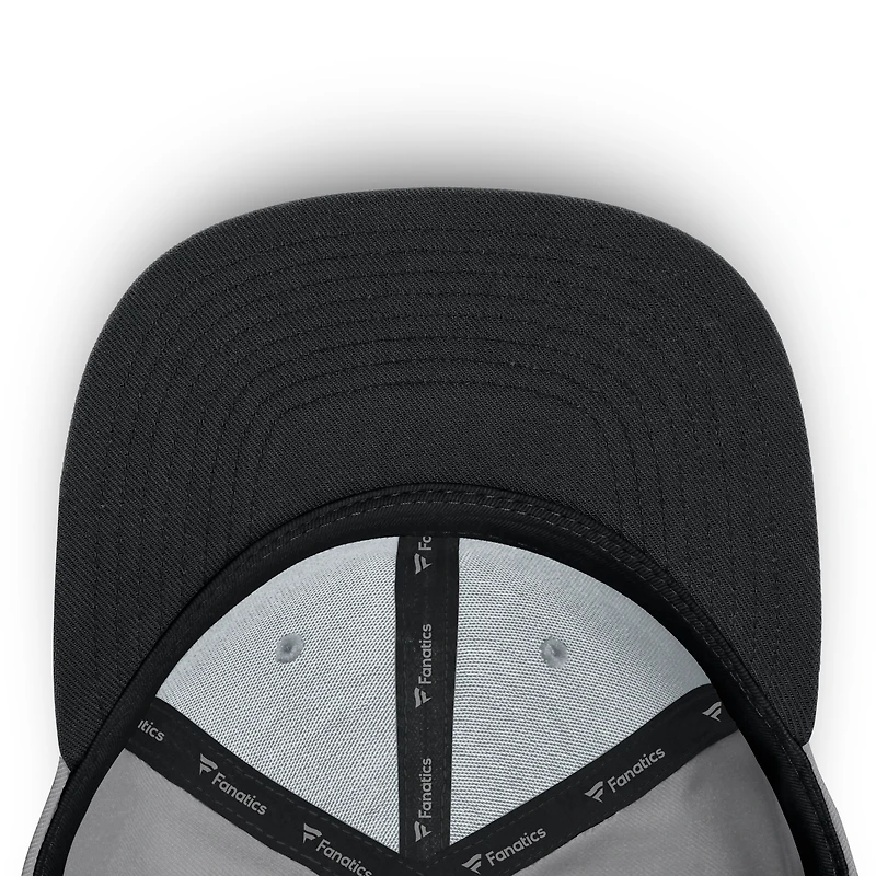 Casquette snapback grise Fanatics pour homme des Boston Bruins Fundamentals Duo Split Logo