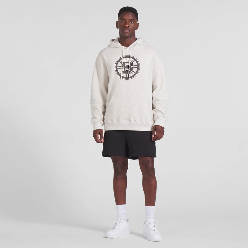 Sweat à capuche en polaire gris Fanatics pour hommes des Bruins de Boston fabriqué au Canada